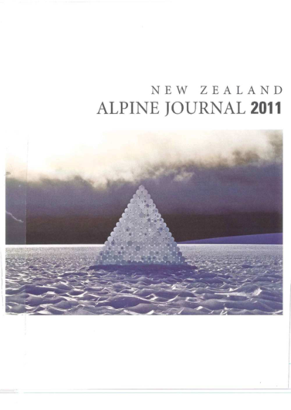 New Zealand Alpine Journal 2011 Vol 63 thumbnail